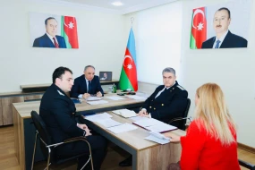 &nbsp;Baş prokuror Şirvanda vətəndaşları qəbul etdi - FOTOLAR