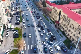 Bakıda bu küçədə işıqfor quraşdırıldı - VİDEO