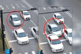 Sükan arxasında telefonla oynayan sürücü qəza törətdi - ANBAAN VİDEO