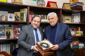 Servantes İnstitutunun direktoru və İspaniyanın müvəqqəti işlər vəkili ADU-nun qonağı olub