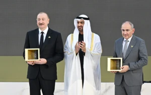 Prezident mükafata görə belə təşəkkür etdi - FOTO