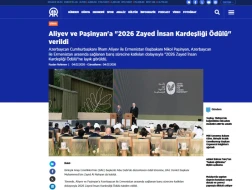 İlham Əliyevin Əbu-Dabiyə səfəri dünya mətbuatının diqqət mərkəzindədir - FOTOLAR