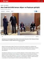 Dünya mediası Azərbaycan Prezidentinin BƏƏ səfərindən yazmaqda davam edir