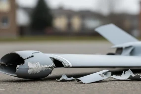 Polşada hərbi hissəyə dron düşdü