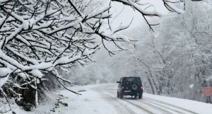 Bakı-Şamaxı yolu buz bağladı - Sürücülərin nəzərinə