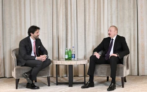 İlham Əliyev Slovakiyanın müdafiə naziri ilə görüşdü - FOTO