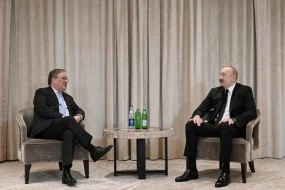 İlham Əliyev Armin Laşetlə görüşdü - FOTO