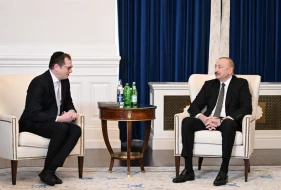 Prezident ABŞ-də səfərdədir - FOTO