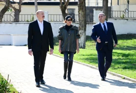 Prezident Xocavənd şəhər və Xocavənd kənd sakinləri ilə görüşdü - FOTOLAR