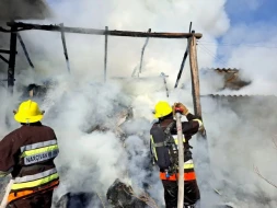 Naxçıvanda hərbi hissədə yanğın oldu