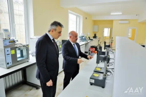 Vüsal Nəsirli institut və laboratoriyanın fəaliyyətini nəzərdən keçirdi - FOTO