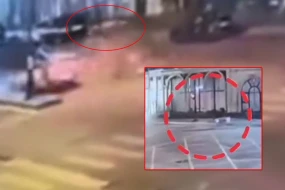 Paytaxtda velosipedçi yol qəzasında öldü - Anbaan görüntülər