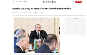 Prezidentin İranın hücumu haqda fikirləri dünya mediasında - FOTOLAR