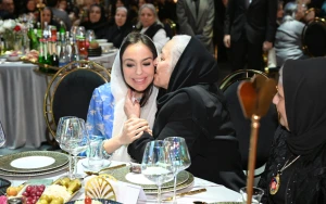 Leyla Əliyeva şəhid ailələri ilə birlikdə iftar süfrəsində - FOTOLAR