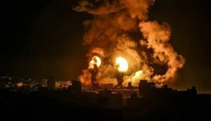 Tehranda yaşayış binaları vuruldu - Ölənlər var