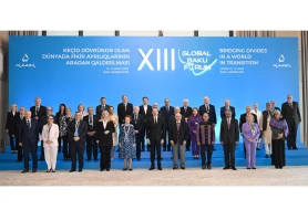 İlham Əliyev XIII Qlobal Bakı Forumunun açılış mərasimində - FOTO