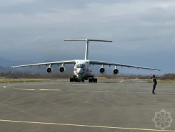 İrana humanitar yardım aparan Rusiya təyyarəsi Lənkəranda eniş etdi
