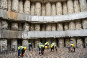 Müşviqabad hövzəsində kanalizasiya kollektorları tikilir - VİDEO/FOTO