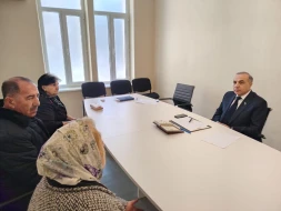 Azay Quliyev seçicilərin növbəti qəbulunu keçirdi - FOTO