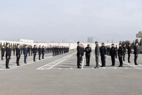 Vilayət Eyvazov sıra baxışı keçirdi - FOTOLAR+VİDEO