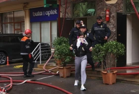 Bakıdakı yanğın söndürüldü  - YENİLƏNİB