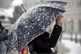 Şahdağ və Qrıza qar yağır - FAKTİKİ HAVA