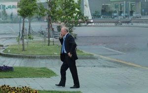 Kəmaləddin Heydərov vida mərasiminə belə gəldi - FOTO