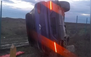 Bakı–Quba yolunda “Bentley” aşdı - VİDEO