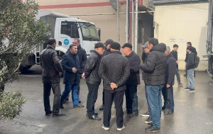 Zaur Mikayılov kollektorun çökdüyü əraziyə getdi - VİDEO/FOTO