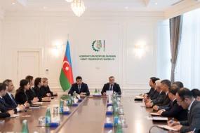 “Yeni Azərbaycan Partiyası: İnkişaf və nüfuzun təməl gücü” mövzusunda iclasdan FOTOLAR