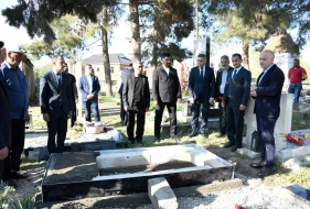 Masallıda şəhid məzarı yenidən qurulur