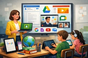 “Google” alətləri artıq “Rəqəmsal məktəb”də - Tədrisdə yeni imkanlar 