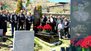 Ordubadda şəhid Ceyhun Hüseynovun xatirəsi yad edildi – FOTOLAR