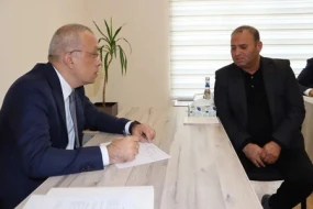 Zaur Mikayılov Xankəndidə vətəndaşlarla görüşdü - FOTOLAR