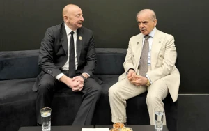 Prezident Şahbaz Şəriflə görüşdü - FOTO