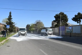 Bakıda 556 küçə yuyuldu - FOTOLAR