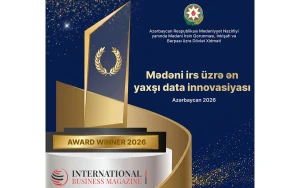 Dövlət Xidməti beynəlxalq mükafata layiq görüldü