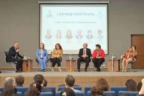 I Qarabağ Təhsil Forumu öz işinə başlayıb - FOTOLAR