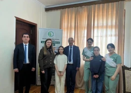 Naxçıvan Şəhər İcra Hakimiyyəti “Qüsursuz Nitq” Psixologiya Mərkəzini ziyarət etdi - FOTOLAR