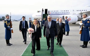 Corcia Meloni Azərbaycandadır - FOTO