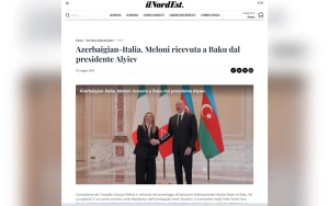 Prezidentin Meloni ilə görüşü dünya mediasında - FOTOLAR