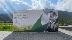 Kəlbəcər şəhərində ağacəkmə aksiyası keçirildi - FOTOLAR