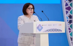 Sahibə Qafarova Buxarada Forumda iştirak etdi - FOTOLAR