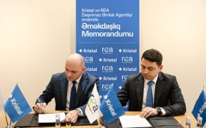 “Kristal” və “REA” Daşınmaz Əmlak Agentliyi arasında memorandum imzalandı