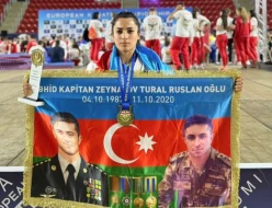 Şəhid bacısından Avropa çempionatında böyük uğur - FOTOLAR