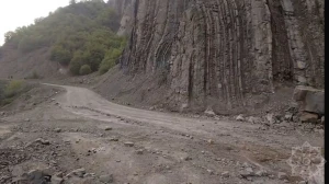 İsmayıllı-Lahıc yolunda uçqun oldu - Yol bağlandı&nbsp;