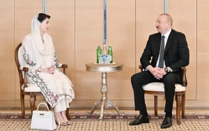 Prezident Məryəm Nəvaz Şərifi qəbul etdi - FOTOLAR