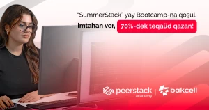 Bakcell-in dəstəyi ilə gənclər üçün “SummerStack Bootcamp” başlayır