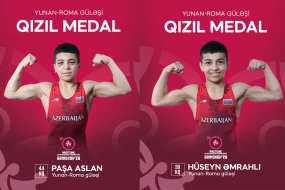 2 güləşçimiz qızıl medal qazandı