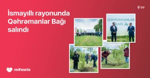 &nbsp;İsmayıllıda 189 şəhidin xatirəsinə “Qəhrəmanlar Bağı” salındı&nbsp;